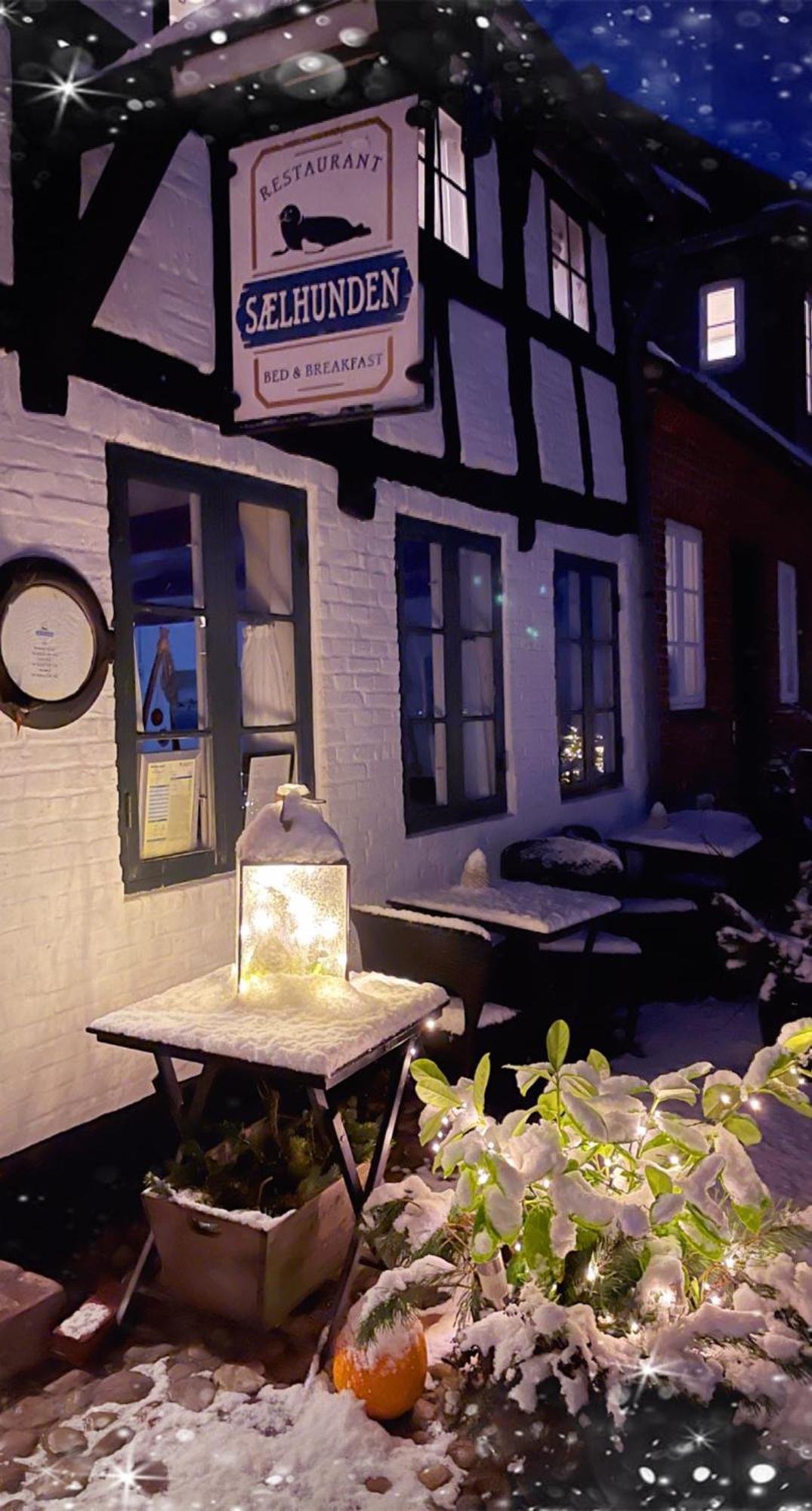里伯Restaurant Saelhunden住宿加早餐旅馆 外观 照片